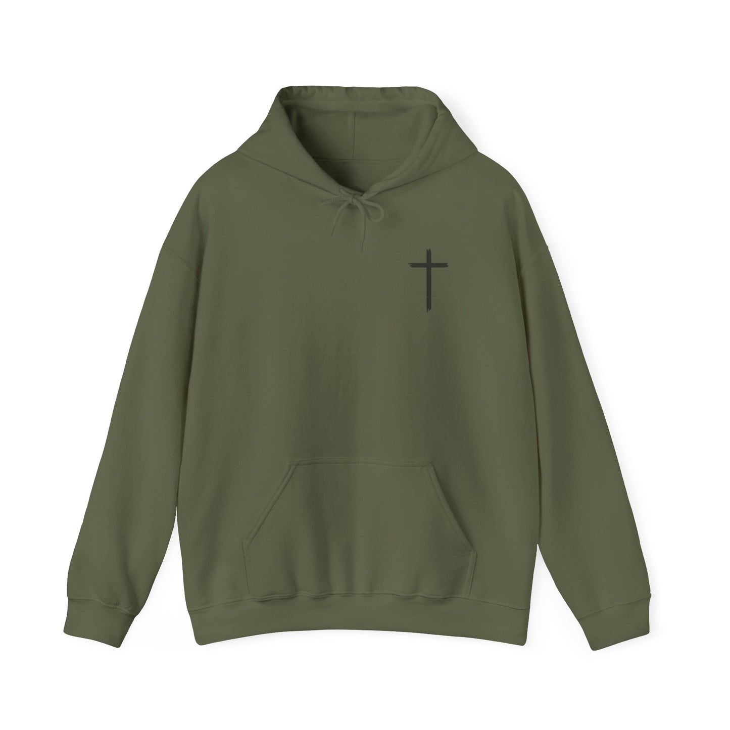 Faith and Love Quote Hooded Sweatshirt